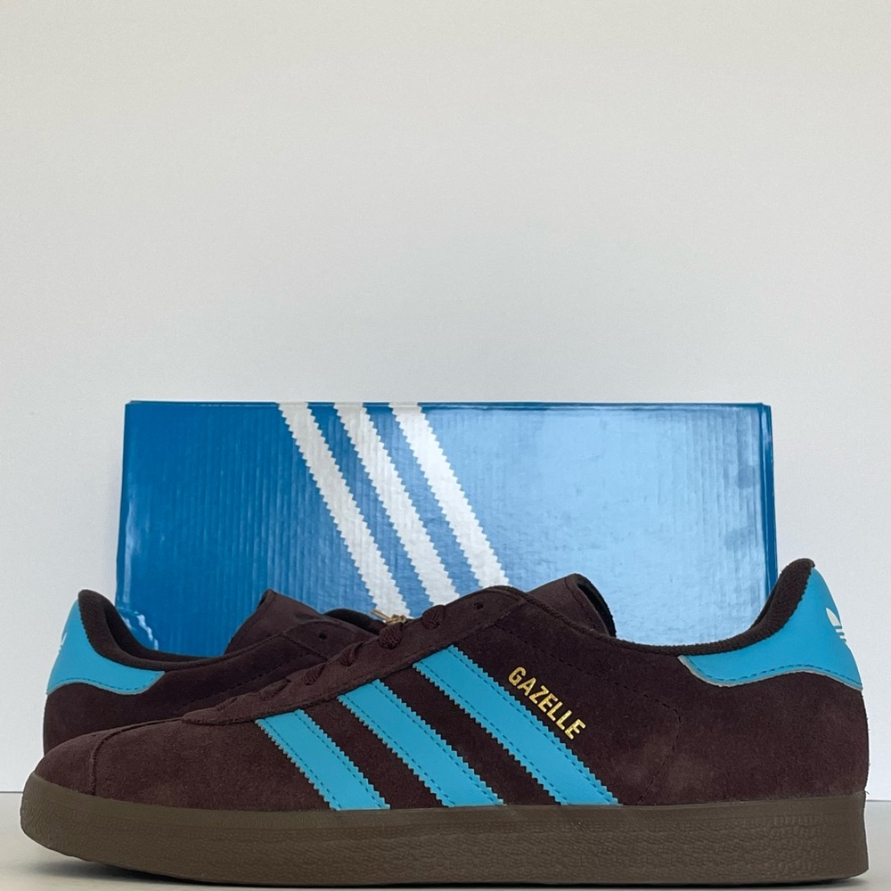 Adidas Gazelle “Shadow Brown/Sky Rush/Footwear White”